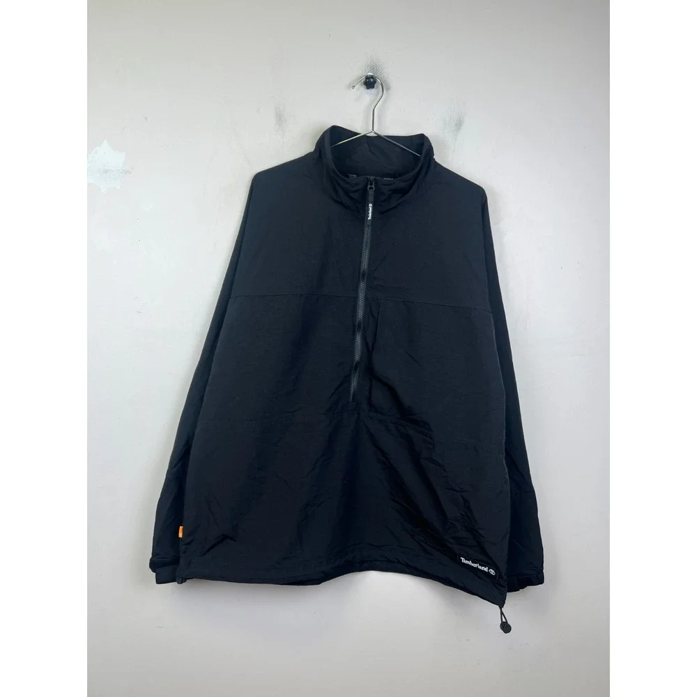 Timberland Mens Benton Trail Quarter Zip Pullover Jacket Black XL TB0A5VDF001